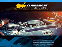 Tablet Screenshot of clairemontautocare.com